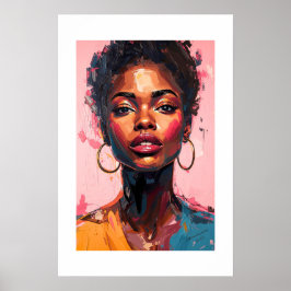 Impresión de arte africano