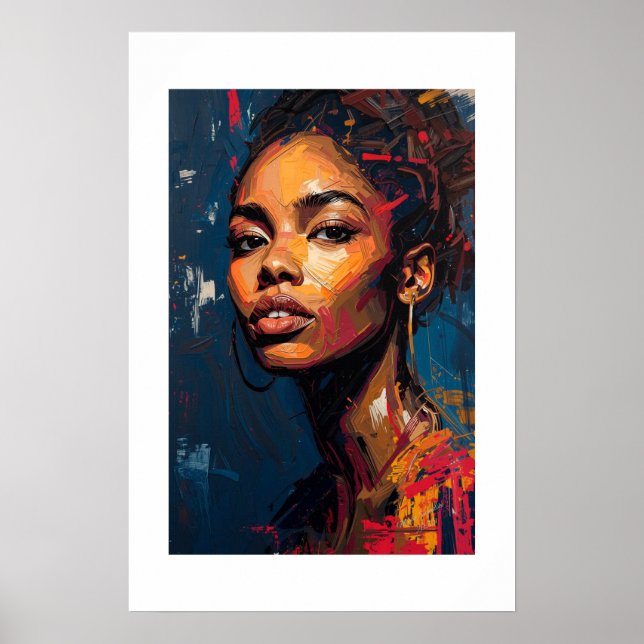 Impresión de arte africano (Frente)