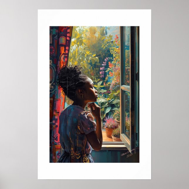 Impresión de arte africano (Frente)