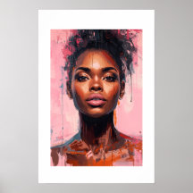Impresión de arte africano