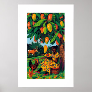 Impresión de arte africano