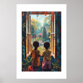 Impresión de arte africano