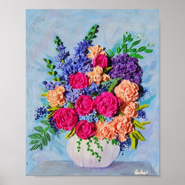 Impresión de arte alegre brillante (Frente)