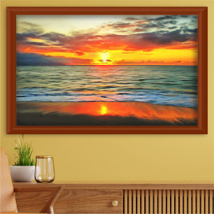Impresión de arte Banderas Bay Sunset 1738