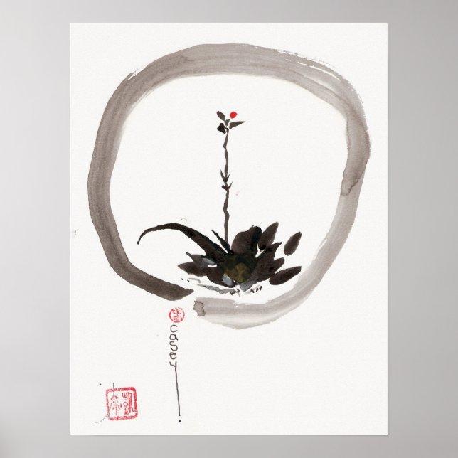 Impresión de arte Bud de Enso Willow (Frente)