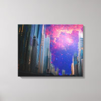 Impresión de arte "Celestial City Sky"