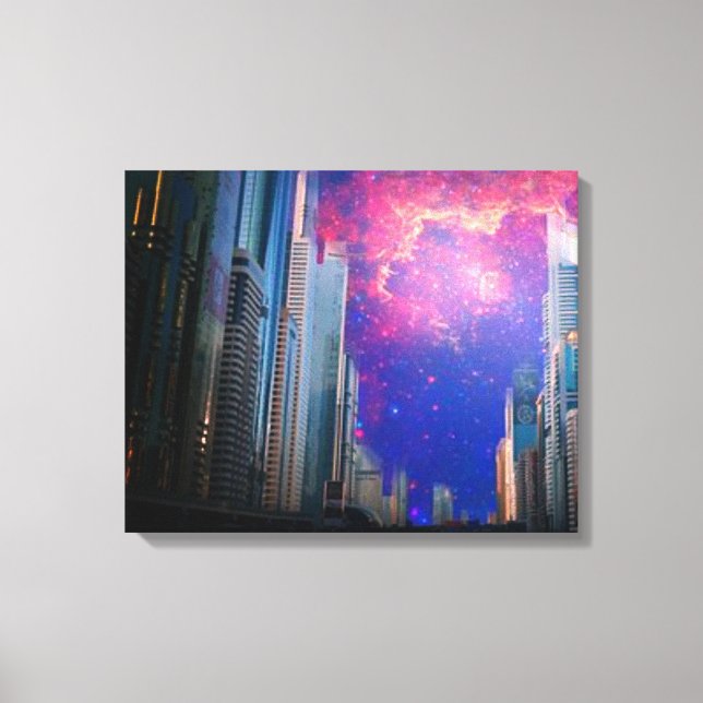 Impresión de arte "Celestial City Sky" (Anverso)