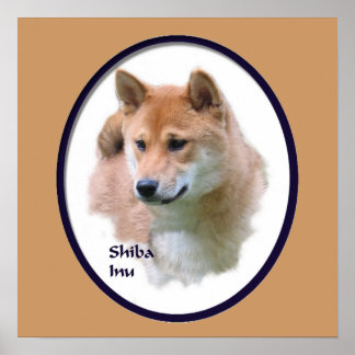 Impresión de arte chiba inu