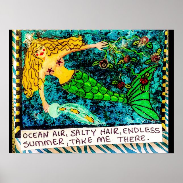 Impresión de arte chica en papel de archivo (Frente)