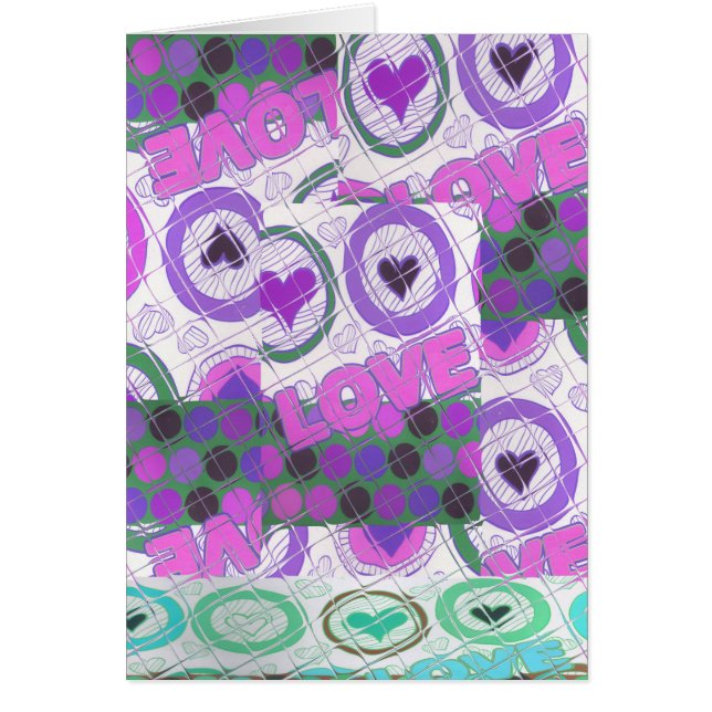 Impresión de arte con motivo de amor (Frente)