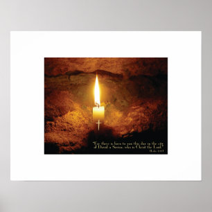 Impresión de arte cristiano "Velas de Cristo"