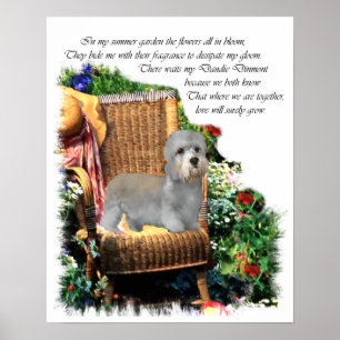 Impresión de arte Dandie Dinmont Terrier
