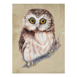 Impresión de arte de acuarela minimalista para ama