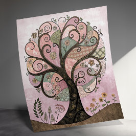 Impresión de arte de árbol caprichoso, Poster de l