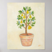 Impresión de arte de árbol de páginas