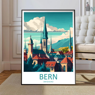 Impresión de arte de Berna Decoración del hogar Su