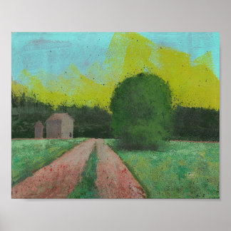 Impresión de arte de camino a casa