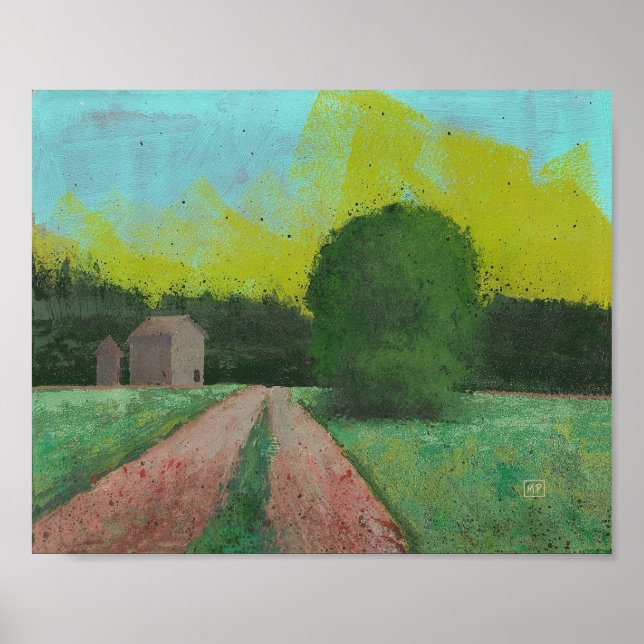 Impresión de arte de camino a casa (Frente)