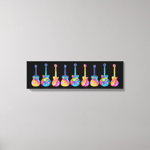 IMPRESIÓN DE ARTE DE CANVAS AMPLIAS DE GUITARES