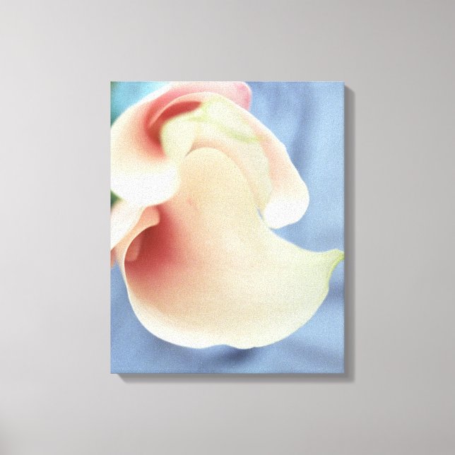 Impresión de arte de canvas florales de Vortex Whi (Anverso)