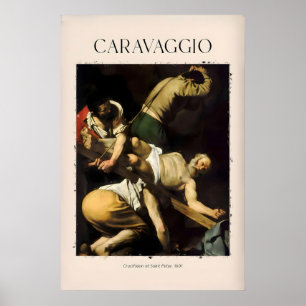 Impresión de arte de Caravaggio - Crucifixión de S