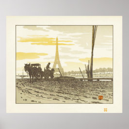 Impresion de arte de Carboneros - Henri Rivière