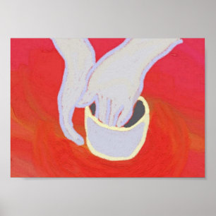 impresión de arte de cerámica