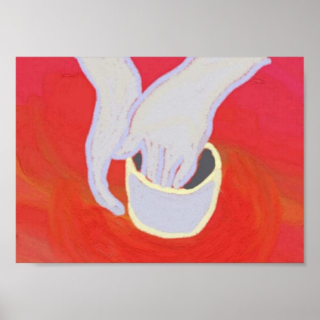 impresión de arte de cerámica (Frente)