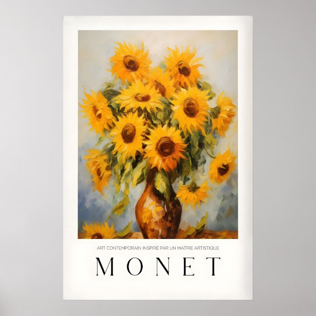 Impresión de arte de Claude Monet (Frente)