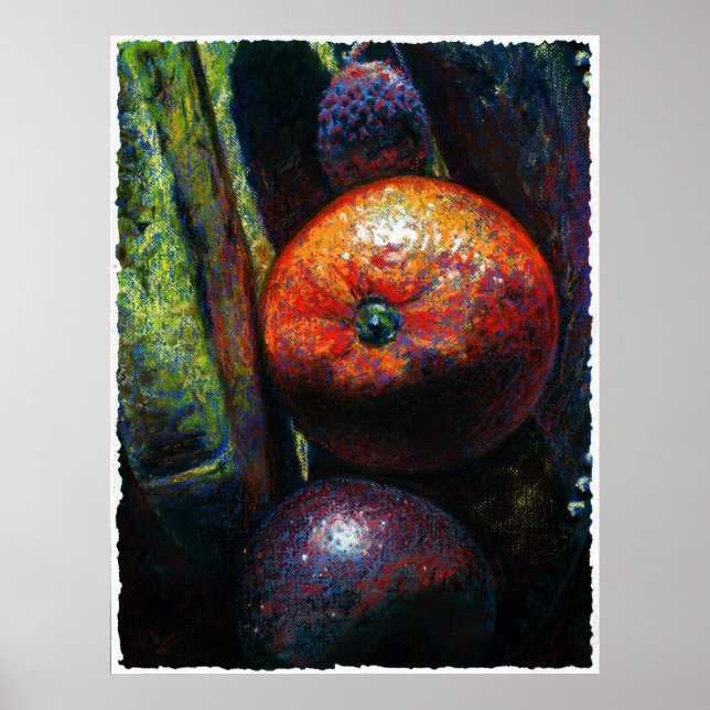 Impresión de arte de cuatro frutas (Frente)