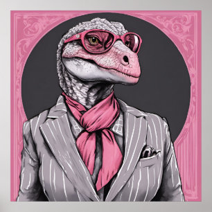 Impresión de arte de dinosaurios de Directrix