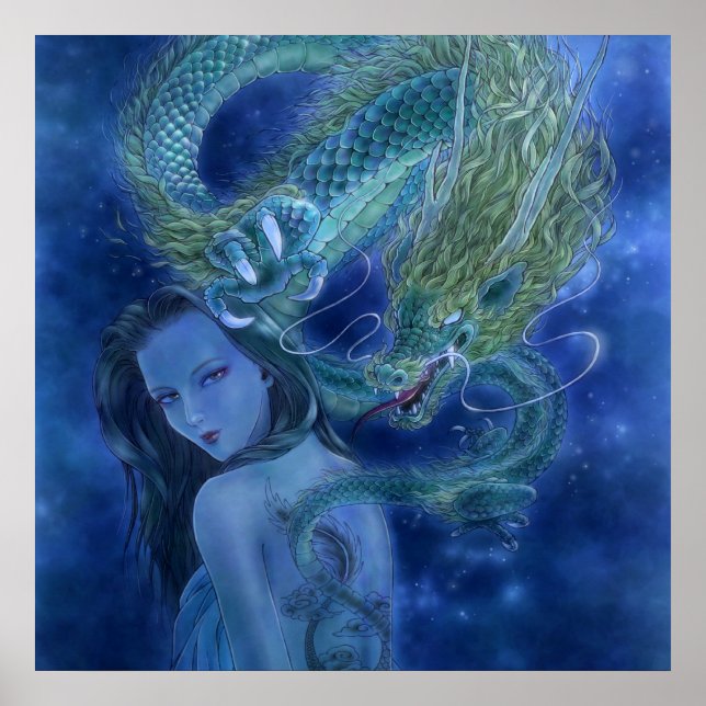 Impresión de arte de fantasía - Dragon Lore (Frente)