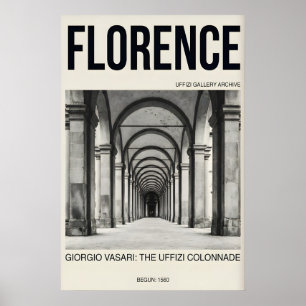 Impresión de arte de Florencia, Uffizi Gallery Neg