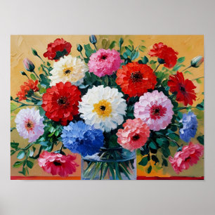 Impresión de arte de flores