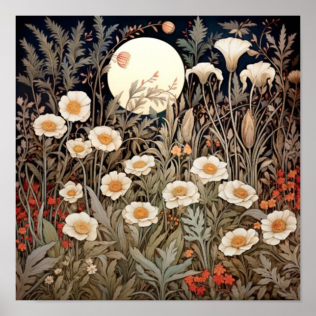 Impresión de Arte de Flores Silvestres (Frente)