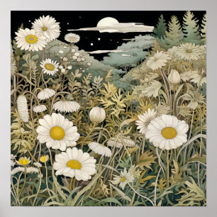 Impresión de Arte de Flores Silvestres