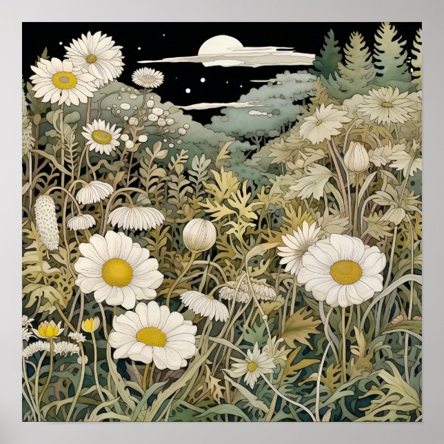 Impresión de Arte de Flores Silvestres (Frente)