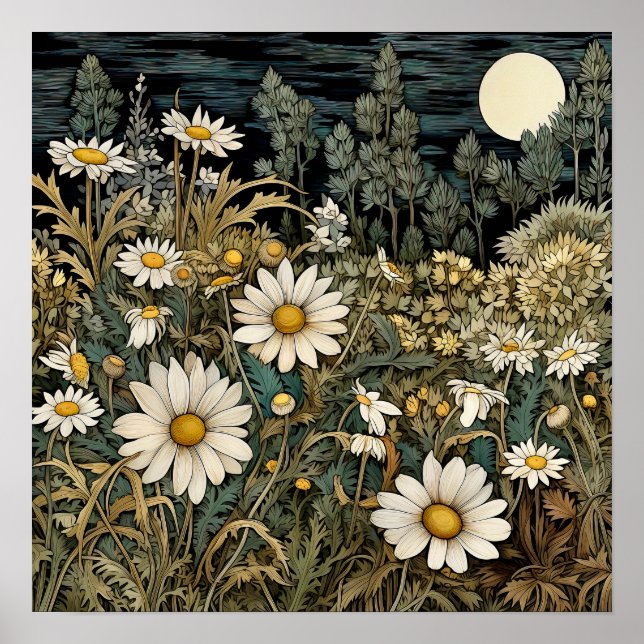 Impresión de Arte de Flores Silvestres (Frente)