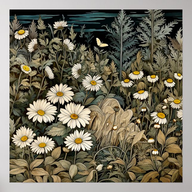 Impresión de Arte de Flores Silvestres (Frente)