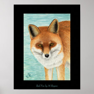 Impresión de arte de Fox roja