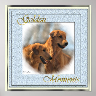 Impresión de arte de Golden Retriever