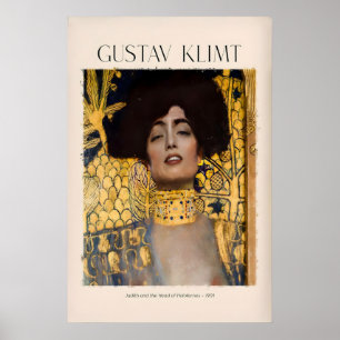 Impresión de arte de Gustav Klimt - Judith y Holof