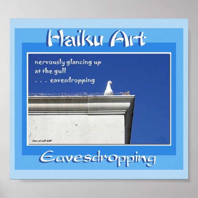 Impresión de arte de Haiku (Frente)