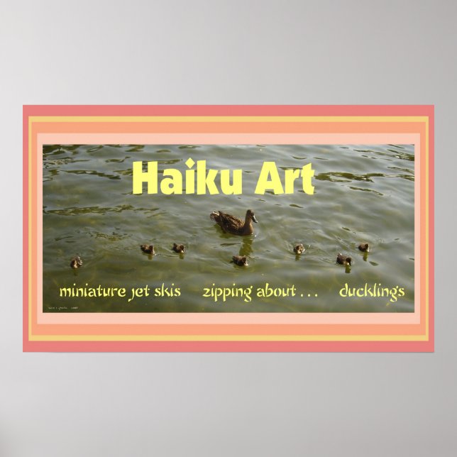 Impresión de arte de Haiku (Frente)