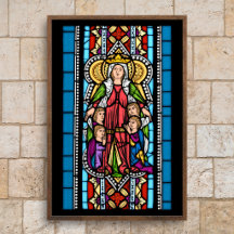 Impresión de arte de la Madonna de la Misericordia