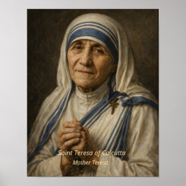 Impresión de arte de la Madre Teresa