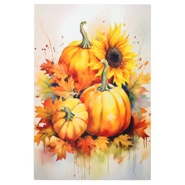 Impresión de arte de la pared de calabaza y giraso