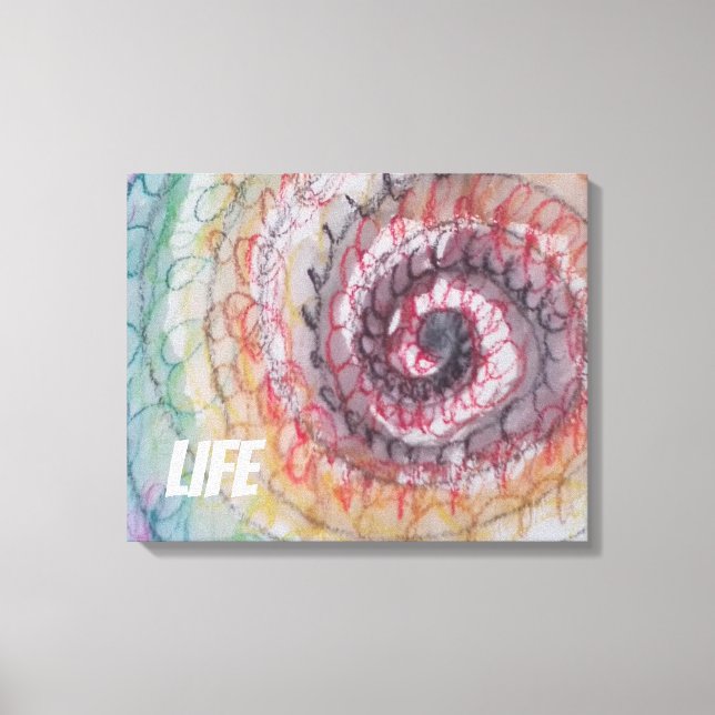 IMPRESIÓN DE ARTE DE LA PARED DE VIDA DEL ARTISTA  (Anverso)