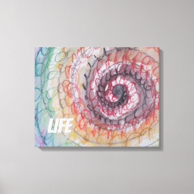 IMPRESIÓN DE ARTE DE LA PARED DE VIDA DEL ARTISTA  (Anverso)