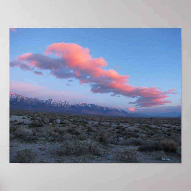 Impresión de arte de la Sierra Oriental Sunrise (Frente)